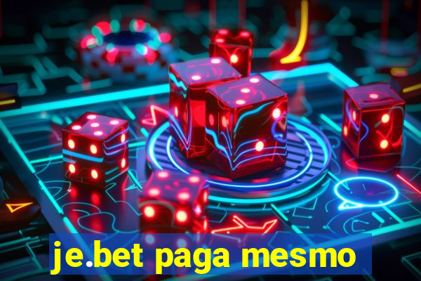 je.bet paga mesmo